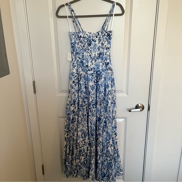 NEW Altar’d State Blue Floral Maxi Dress Size Large NWT - Picture 8 of 8